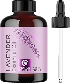 Pure Lavender Essential Oil 4oz - Relaxing Lavender Oil Essential Oil for Diffuser Aromatherapy Sleep and Mood - Pure Lave...