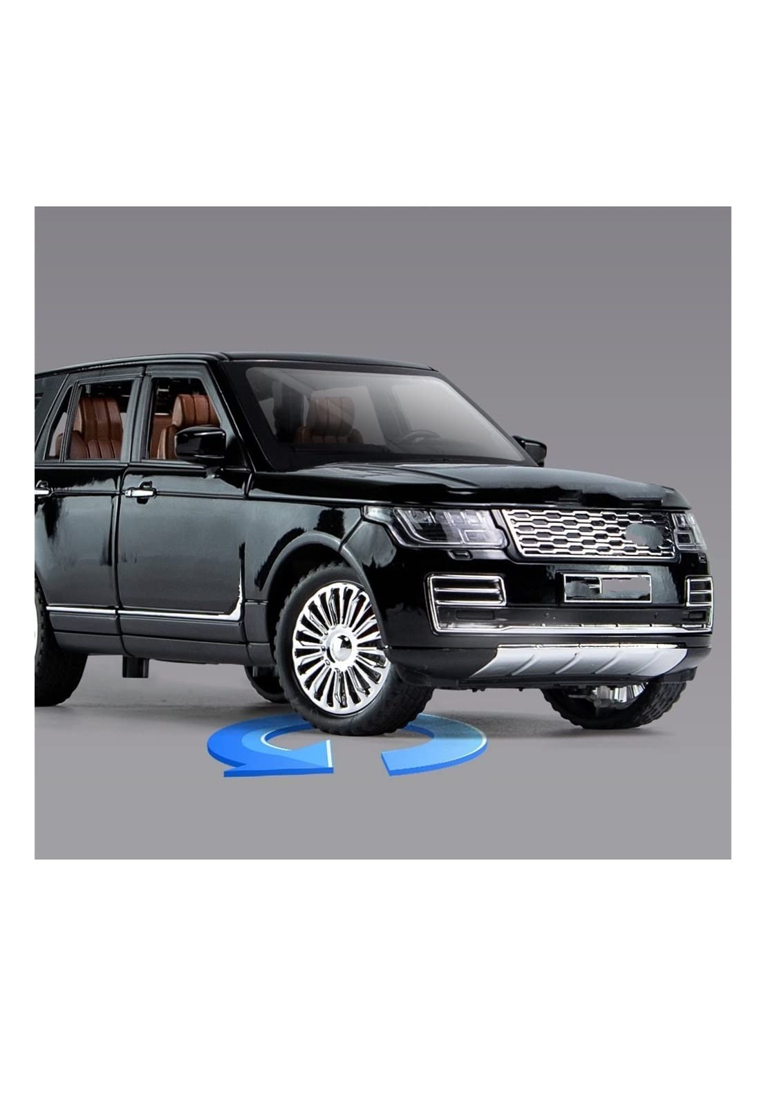 Modello di auto in lega pressofusa 1:24 per Land Rover Range Rover(Green)