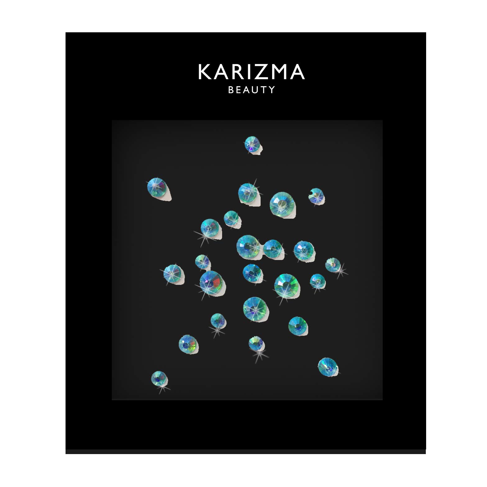 Mermaid Blue Crystal Face Gems Festival Beauty Face Jewels Body