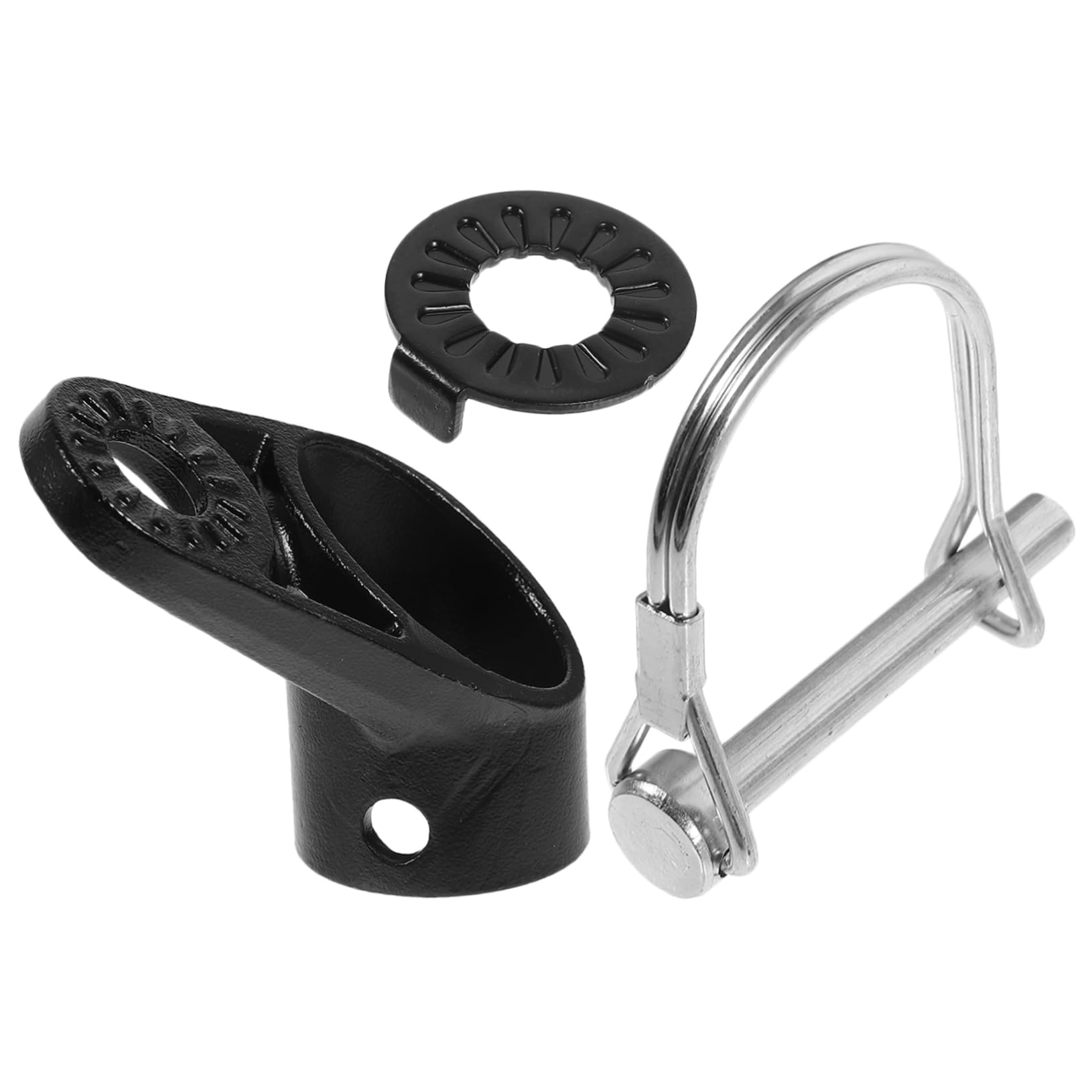 Supvox Anhänger Stecker Kette Fahrradanhängersystem einziehbar Bike Trailer for fahrradanhänger Kupplung Fahrradgelenk aus Stahl Zubehör für den Gepäckträger hinten Black