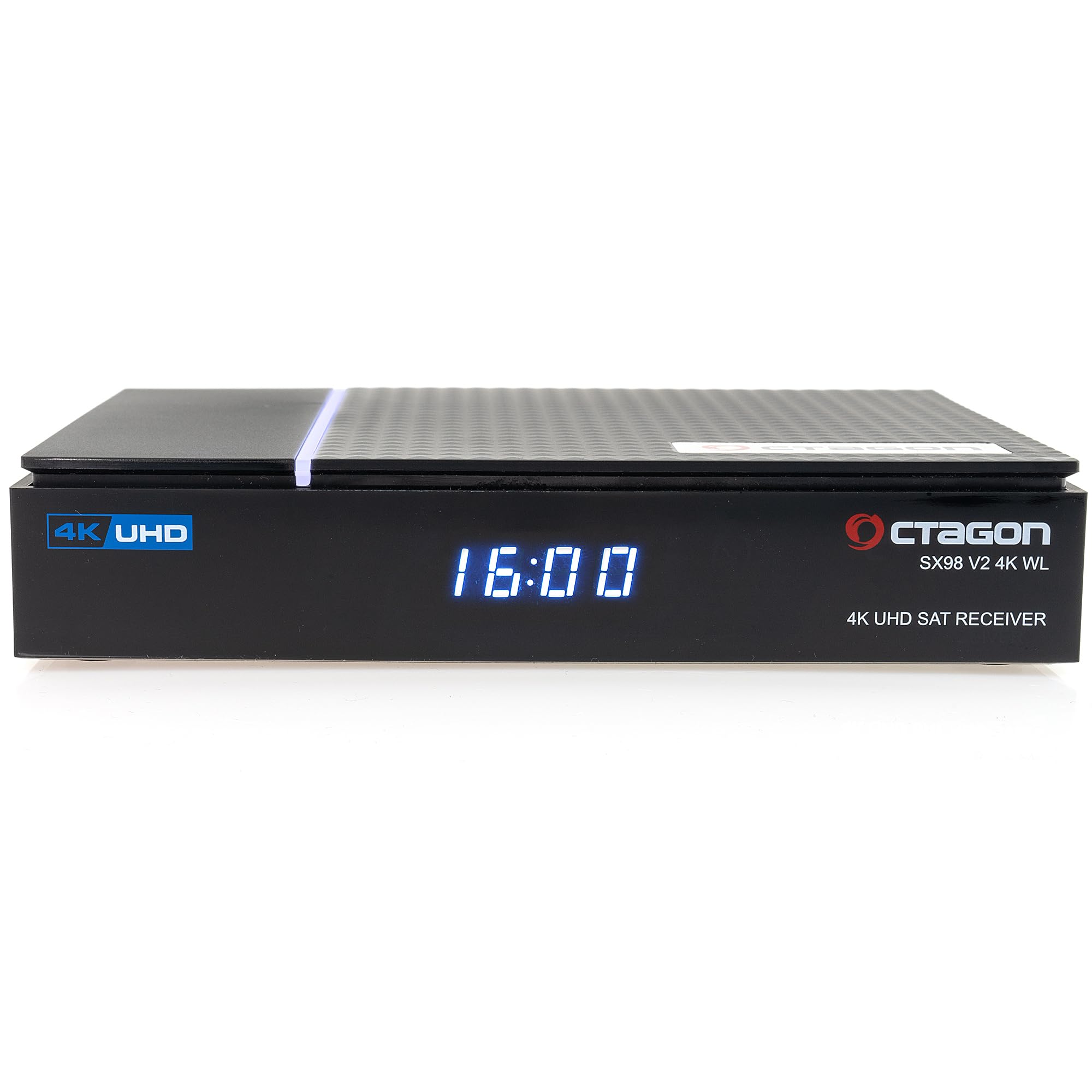 OCTAGON SX98 V2 4K UHD Linux Sat Receiver mit WLAN Mediathek YouTube Internet Radio, Ful HD HDMI, Satelliten Receiver HD-Receiver, Digital Sat-Receiver für Satellitenschüssel Satellit Fernseher