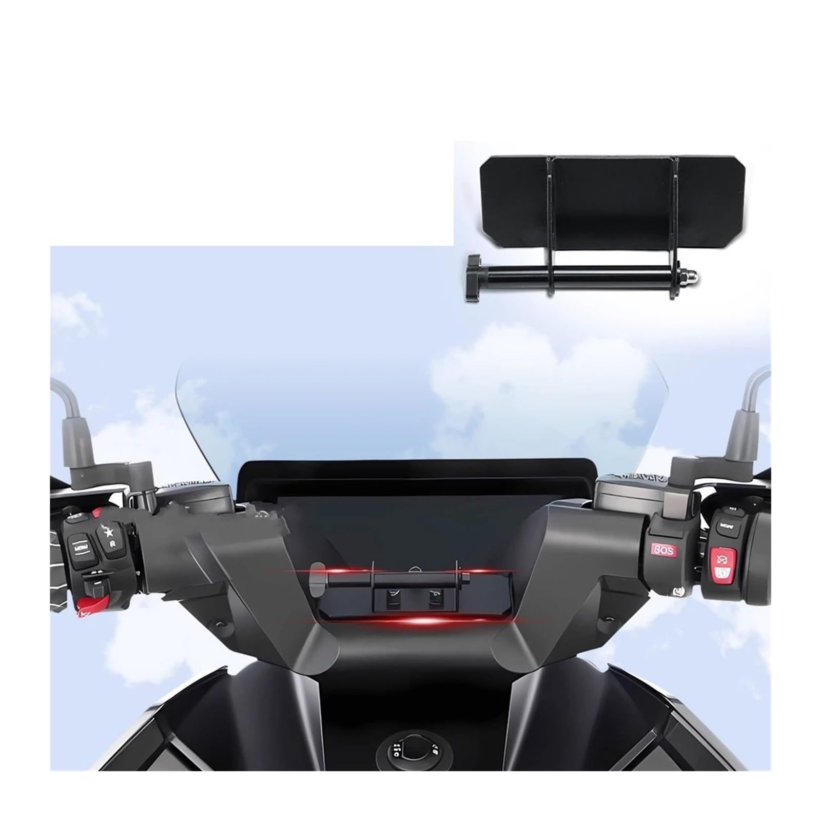 Support Téléphone Moto pour BMW CE04 2023 Accessoires De Moto Support De Moto Support D'appareil Support GPS Support De Téléphone Portable Support De Navigation Support Telephone Velo
