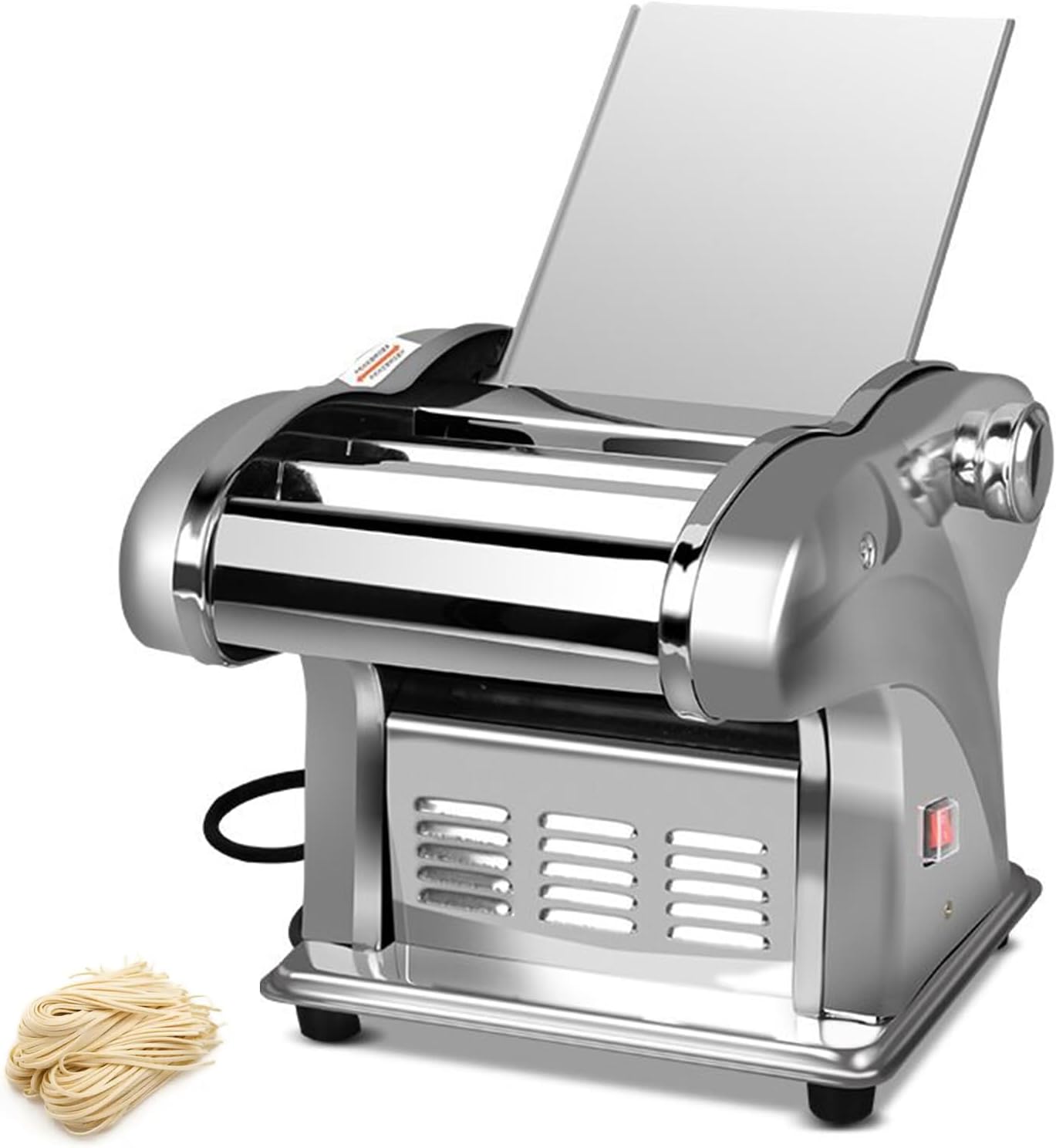 220V Commercial Kneading Machine Dough Sheeter Electric Pasta Maker Home Doughing Mixer Noodle Machine