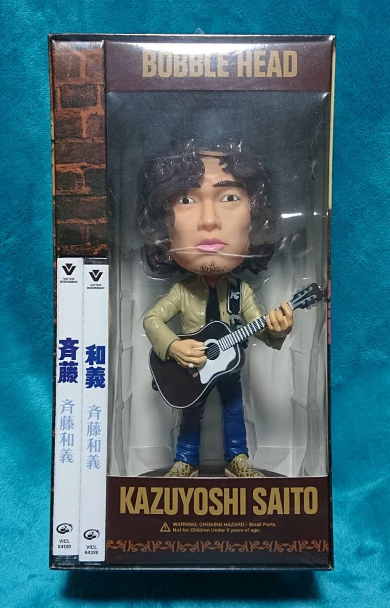新品未開封　斉藤和義 「斉藤」「和義」バブルヘッド人形付限定セット CD2枚組 Amazon.co.jp: ☆未開封・希少☆ 斉藤和義 20th バブルヘッド付