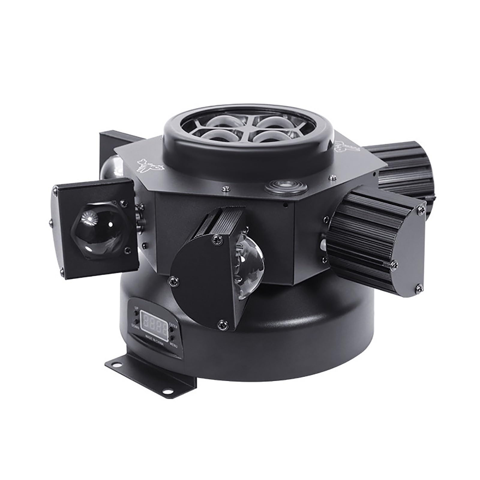 NGARY Moving Head DJ Lights, 180W 10 Head Led Beam Moving Light, 360°Rotation Stage Lighting Equipment, Support DMX-512 & Sound Activated, for Events DJ KTV Disco Concert Festival