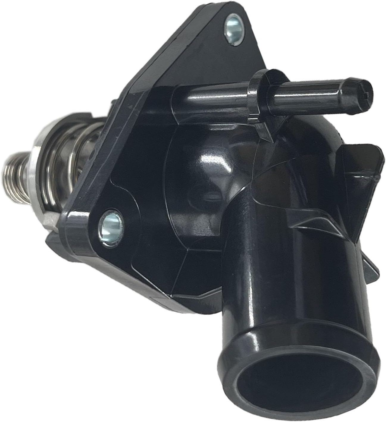 DEVMO Engine Coolant Thermostat and Housing Assembly - 8Cyl, 4.3L 5.3 6.2L - Compatible with Silverado 1500, Suburban, Tahoe, Sierra, Yukon XL, Escalade Corvette 12674639