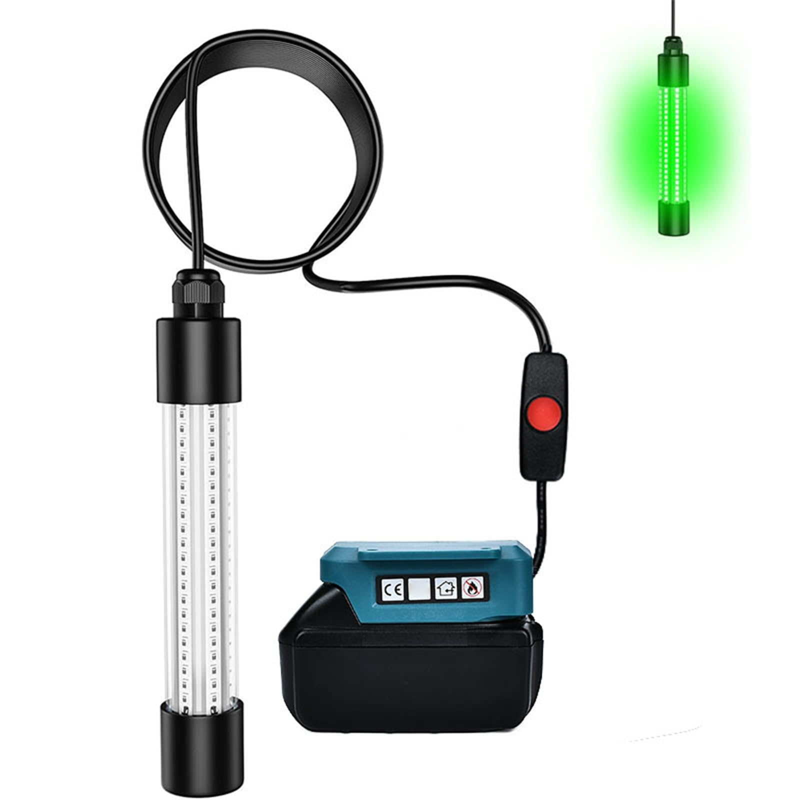 Subaquatic Fishing Glowing for Profound Water Permanent Polystyrene Construction Easy Arrange for Fishing and More Profound Light