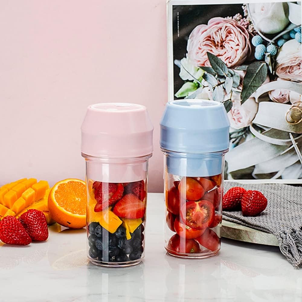Mini Blender Portable Personal Milkshake Juicer Food Fruit for Home Office Travel(D)