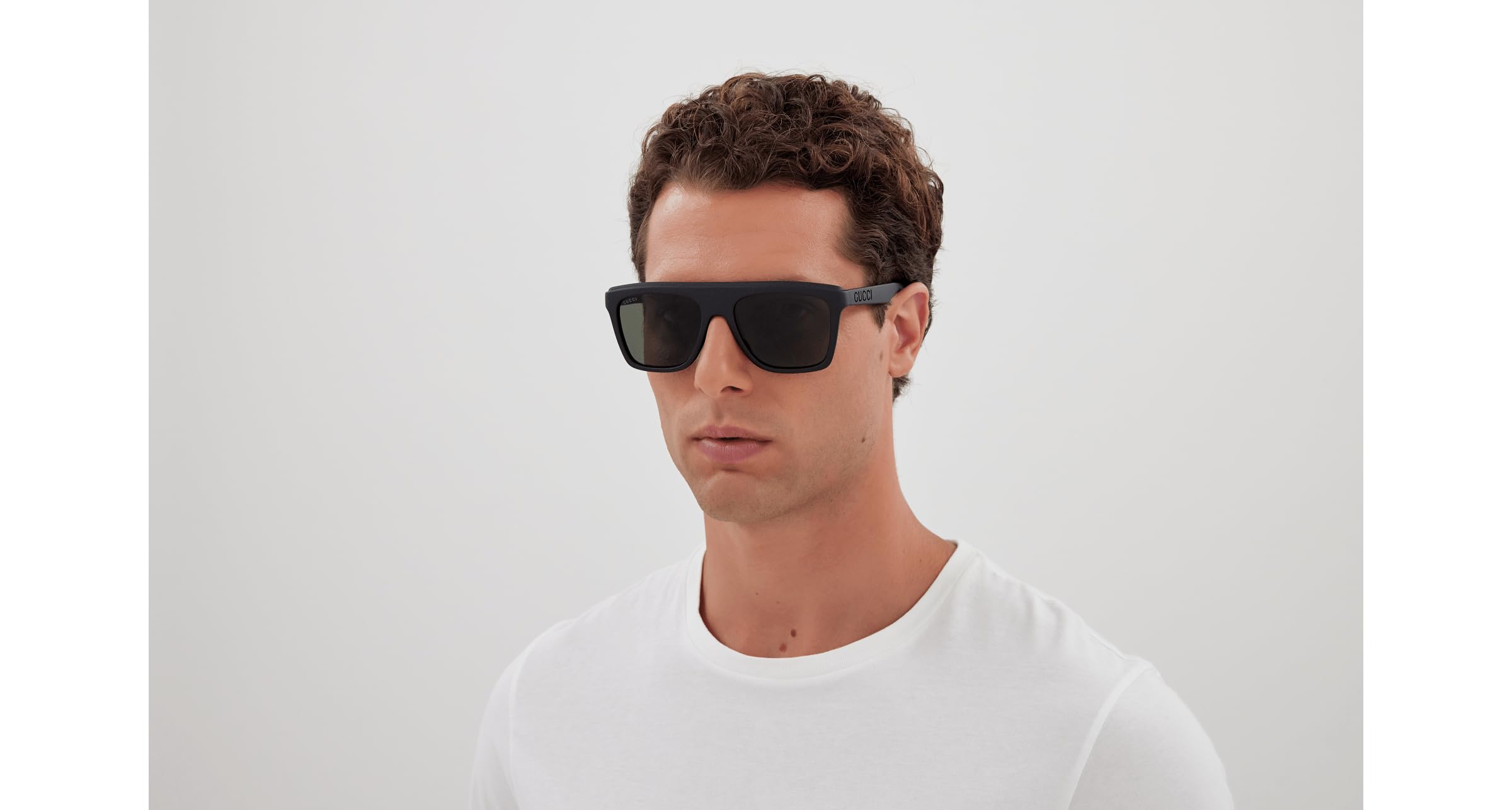 GUCCI GG1570S Gafas, Black-Black-Grey, 57 para Hombre