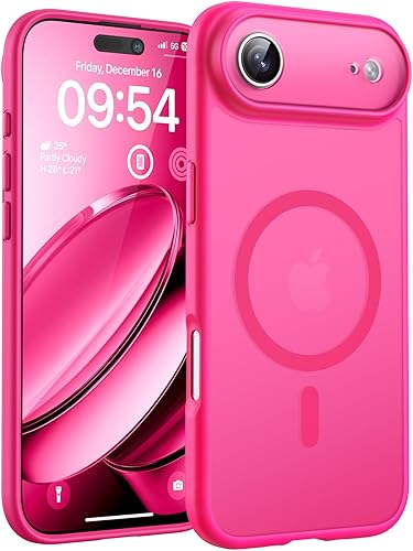 Miniatura 151 de TOCOL Funda magnética para iPhone 15, protección completa mejorada de la cámara, compatible con Magsafe, protección contra caídas, translúcida mate,