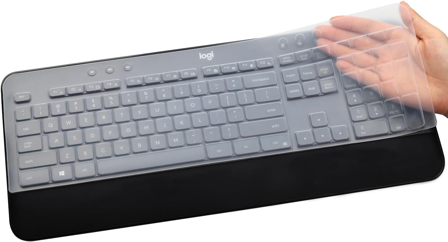 Cosmos Aqua Blue Premium Silicone Keyboard Cover Skin Case