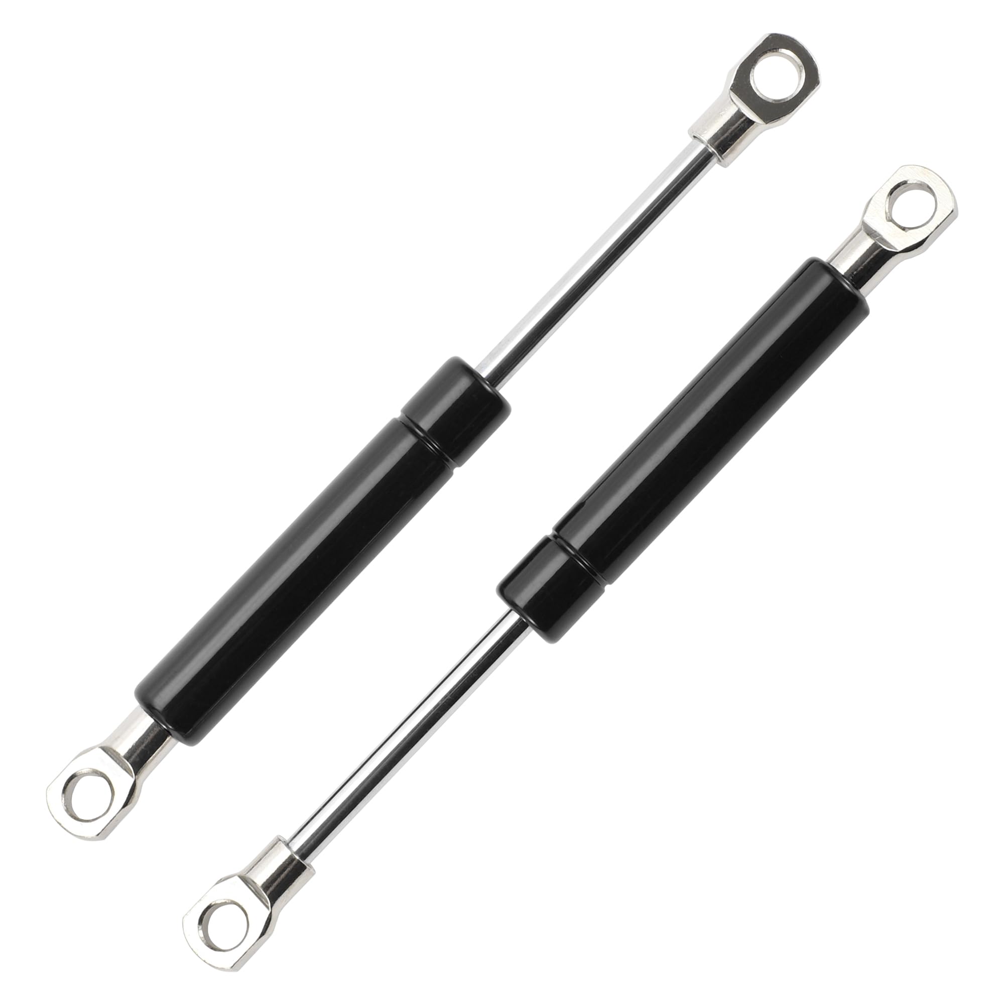 Vérins à Gaz Universels Motoforti - Longueur 450 Mm (étendu) - Force 55 Lb (25 Kg) - Pour Capot, Hayon, Coffre, Mobilier - 4