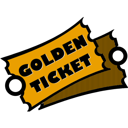 Golden Ticket Icon Png