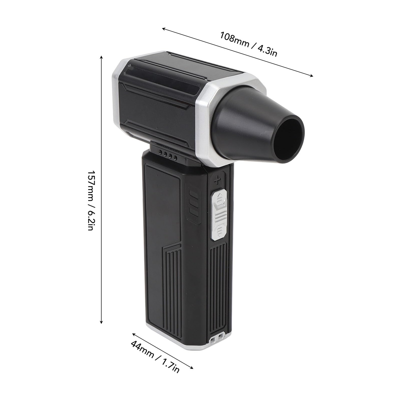 Soffiatore Elettrico per Polvere a Getto Secco 120000 Giri/min 2000mAh 2 Velocità Regolabile Senza Fili Spolveratore Portatile per Campeggio all'aperto Pulizia del Computer