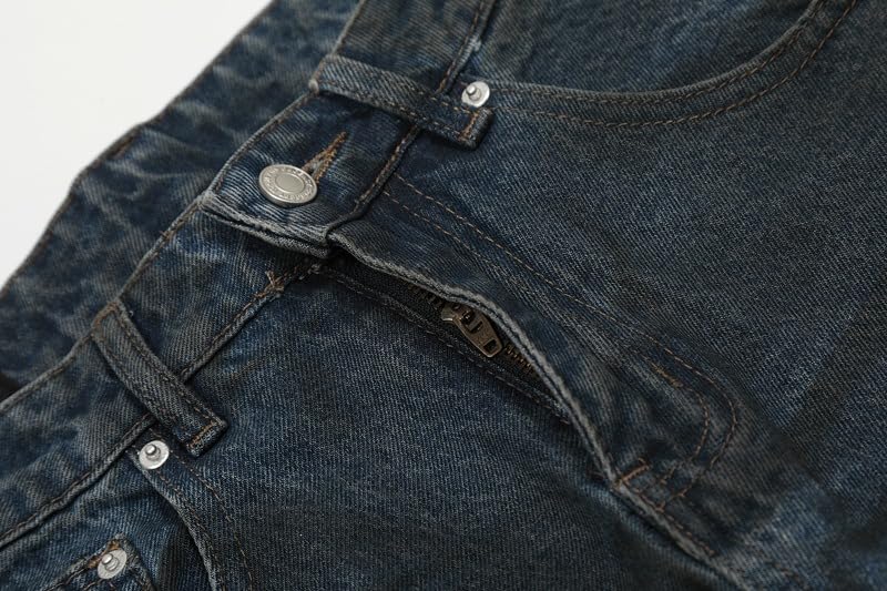 Men's Jeans American Retro High-Street Casual Loose Commute Daily Pants4