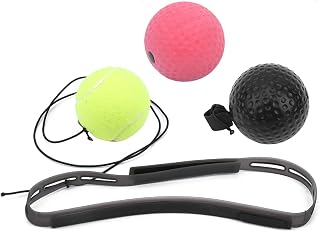 Bola de Treinamento de Boxe de Bola de Borracha PU, Bola de Resposta de Boxe 240g, Bola de Treinamento Sanda, para Equipamentos de Treinamento Boxeadores Profissionais Iniciantes