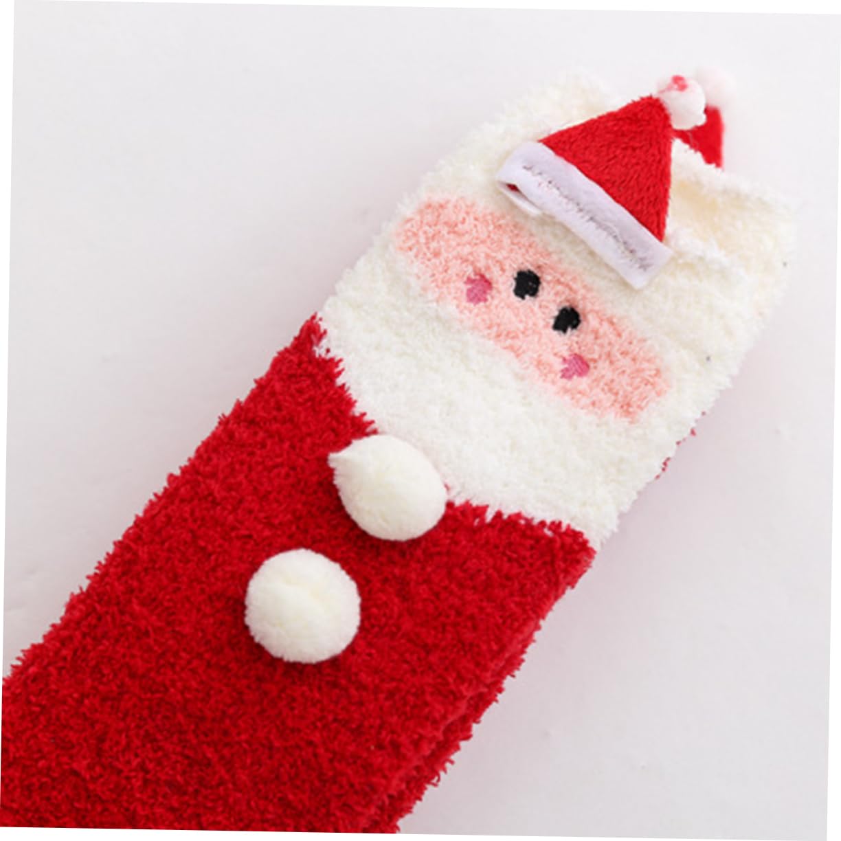 Weihnachts-Überkniestrümpfe Mit Schleifen White Christmas Ecru