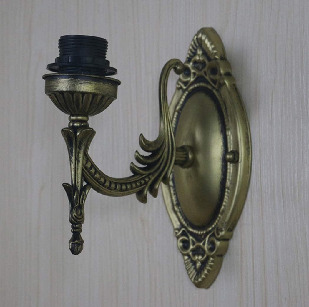 Małe lampy stołowe w stylu, kinkiety, lampa witrażowa z motywem róży, lampa korytarzowa z lustrem 8" z przodu, lampa przejściowa (kolor: A)