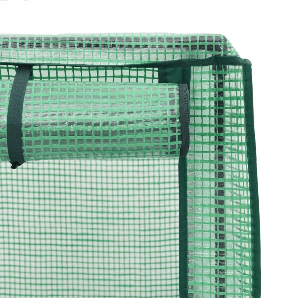Bancal alto con accesorio de invernadero de aspecto de ratán, 40 x 40 x 140 cm, metal para jardín con accesorio impermeable, para verduras, jardinera, jardinera, jardinera elevada de acero, contenedor