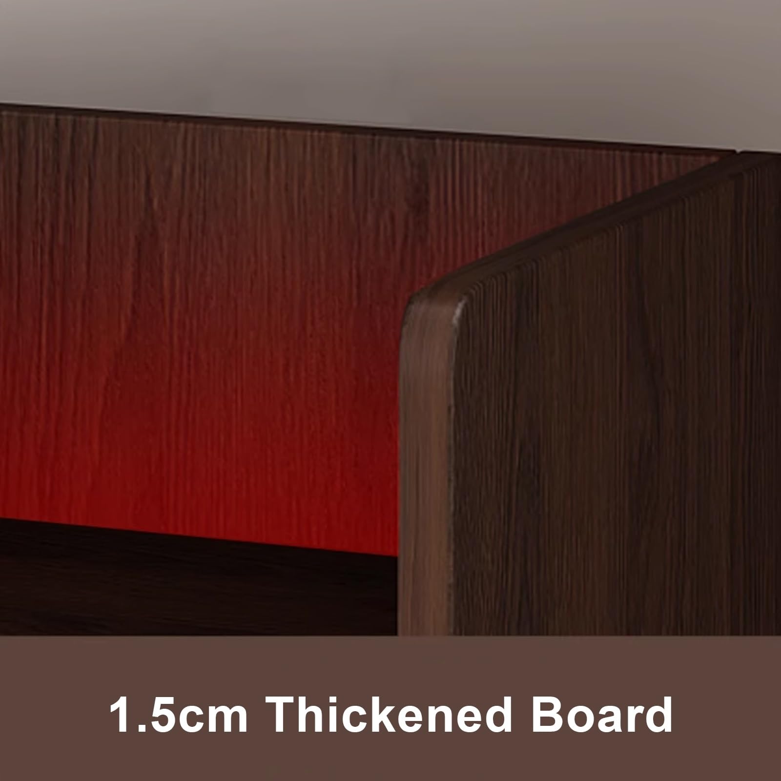 Mesa para Impresora con Ruedas Tablero Ecológico de Madera Maciza Muebles Oficina con Cajones de Almacenamiento para Hogar Estudio Montaje Flexible(Natural,53 * 40 * 45cm)
