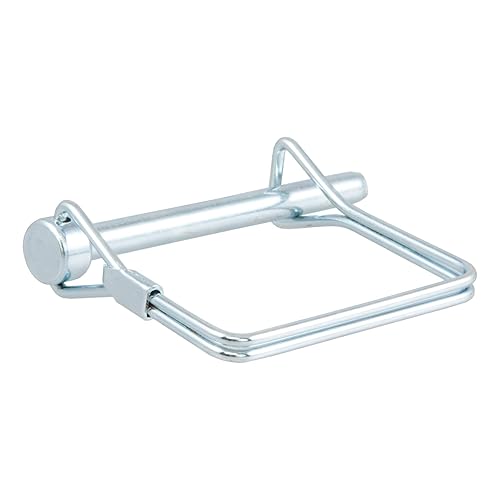BKDK CURT 25081 Pasador de acoplador de remolque, 14 pulgadas de diámetro x 2-34 pulgadas de largo, zinc transparente