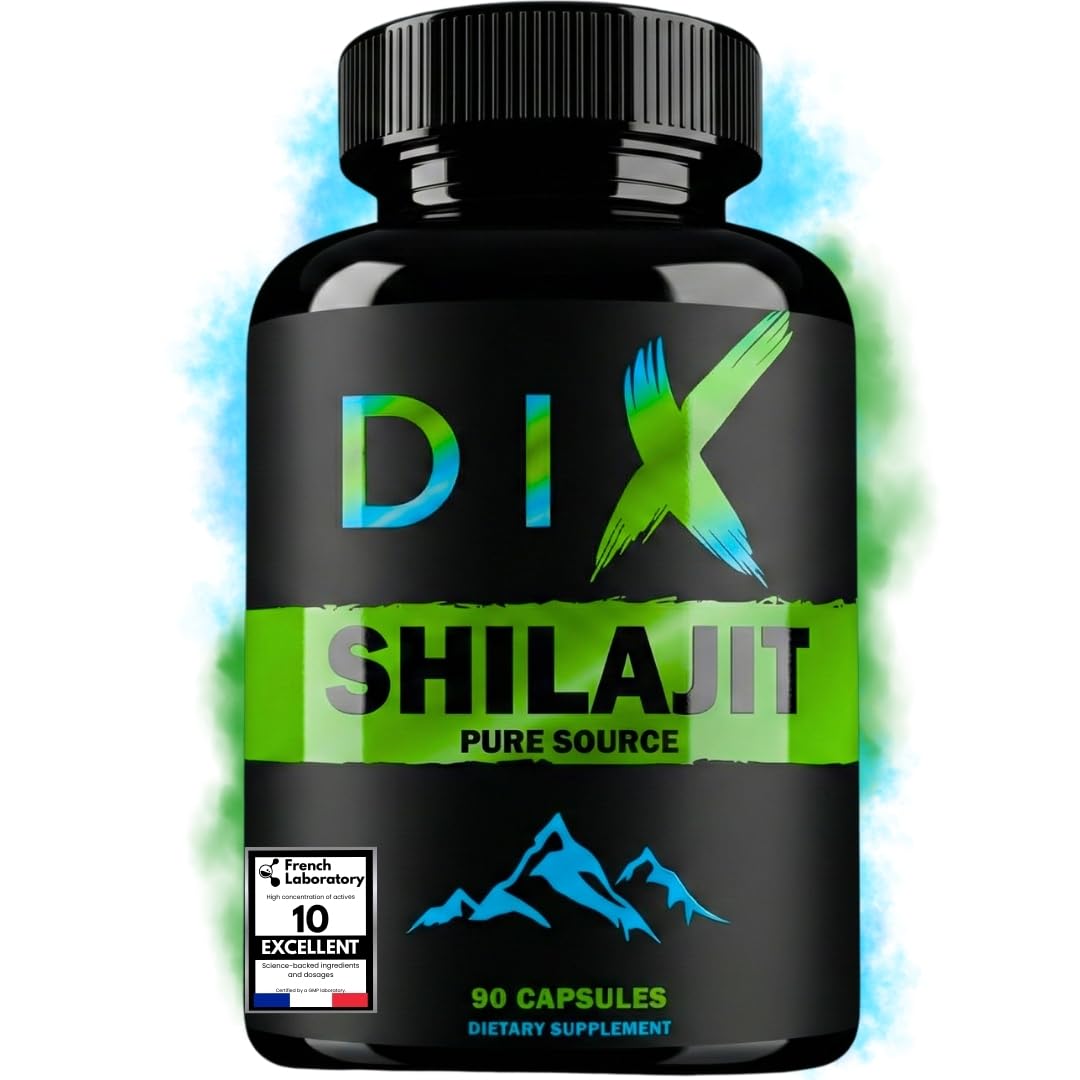 SHILAJIT Capsule D'Himalaya ✦ Haute Altitude ✦ Sans métaux lourds ✦ Sans contamination ✦ Riche en Oligo-élément ✦ Ratio 60:1 ✦ 100% naturel ✦ Sans Traitement Chimique ✦ Sans Gluten ✦
