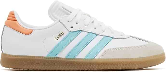 Amazon.com: Adidas Samba Inter Miami Shoes (White Mint Pink