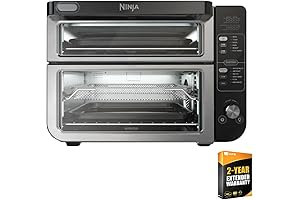 Ninja 12-in-1 Double Oven with FlexDoor (Renewed)