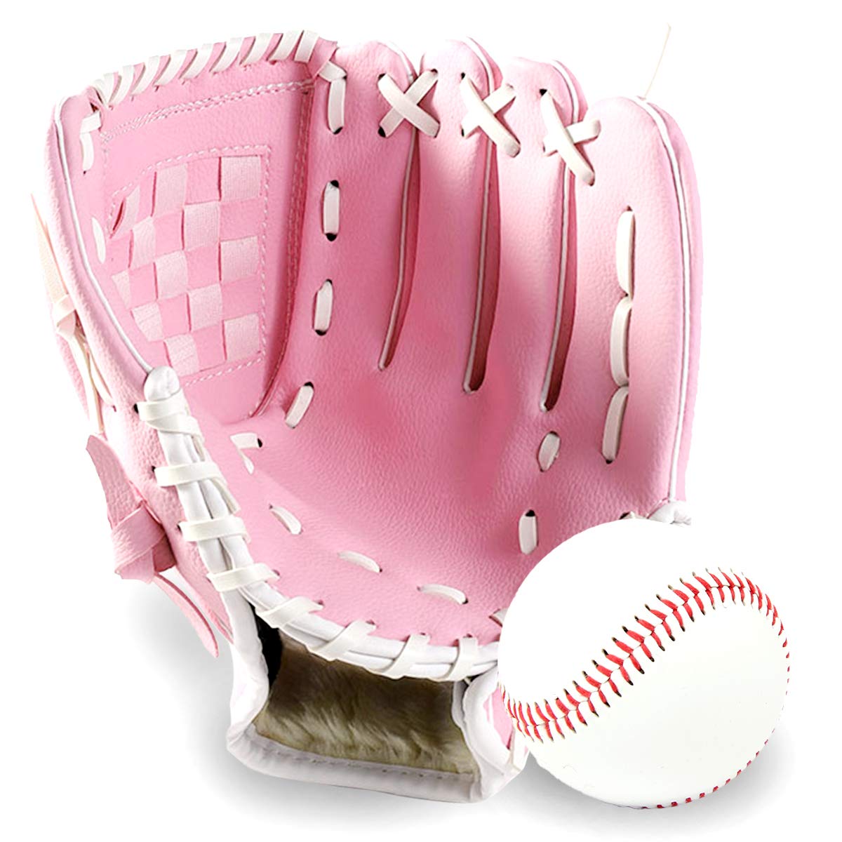 GROOFOO Baseball Glove and Ball for Kids/Youth/Adults Softball Teeball