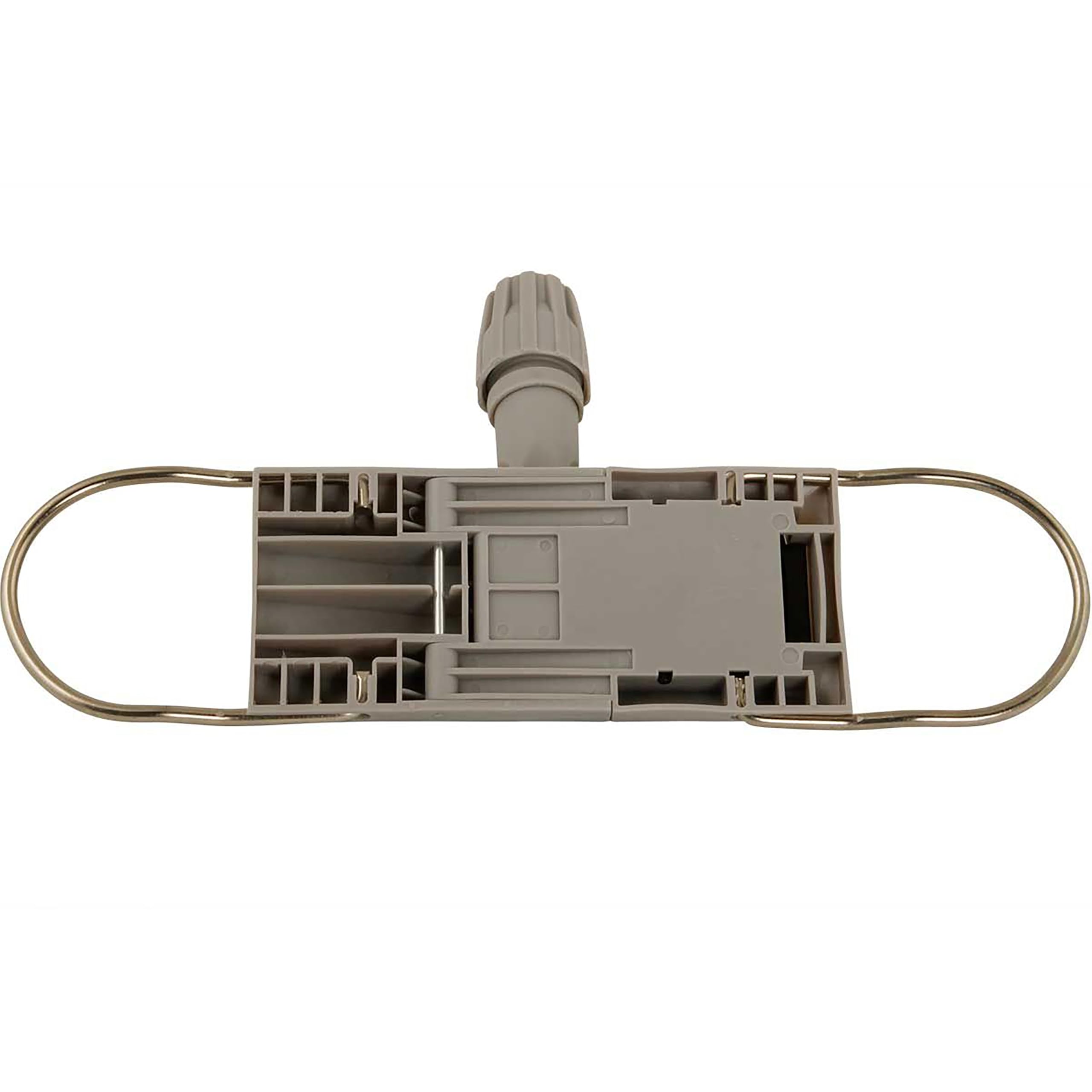 4x 40 cm Easy Mop System Set Professionale con Supporto in Metallo | Sistema lavapavimenti completo con manico rigido e mop da 40 cm, ideale per pulizia professionale fino a 45mq, durevole.