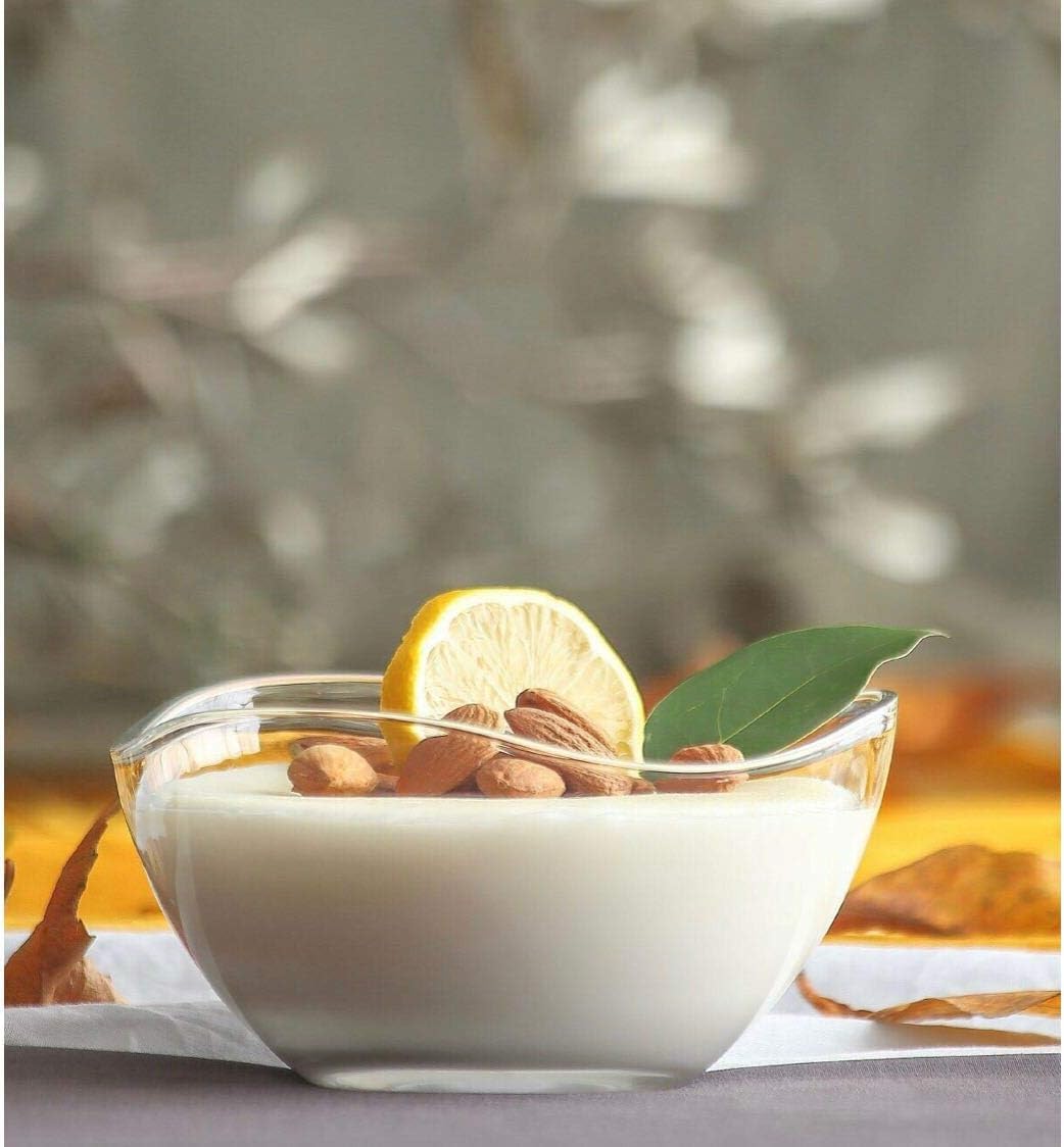 6 ciotole in vetro da 310 ml, insalatiera vetro, coppette dessert, ciotole aperitivo, set aperitivo, ciotole cucina, coppe gelato