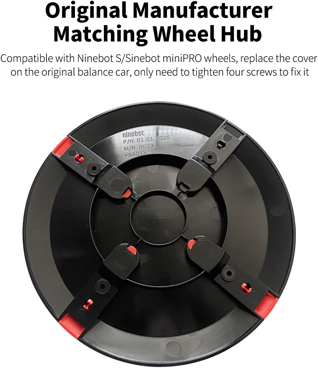 Wheel Hub Cover Suite for Segway Ninebot S,Ninebot S-PRO Smart Self-Balancing Electric Scooter Accessories