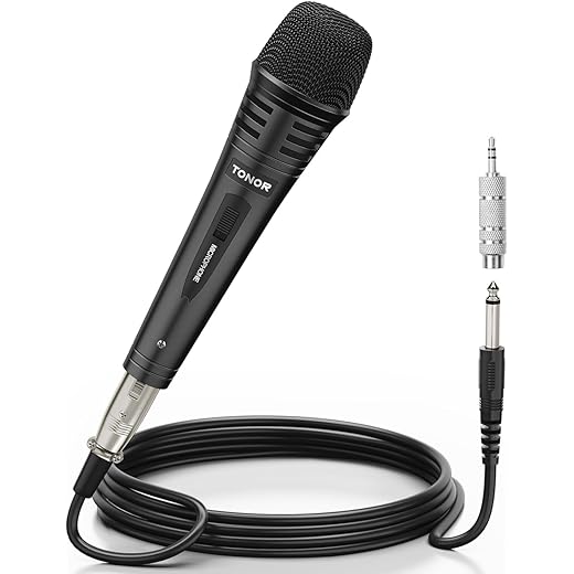 TONOR Dynamic Karaoke Microphone with 4.5m XLR Cable