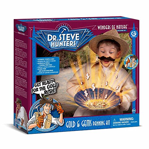 Dr. Steve Hunters ed511 K  Wonders of Nature, Gold & Gems Panning Kit