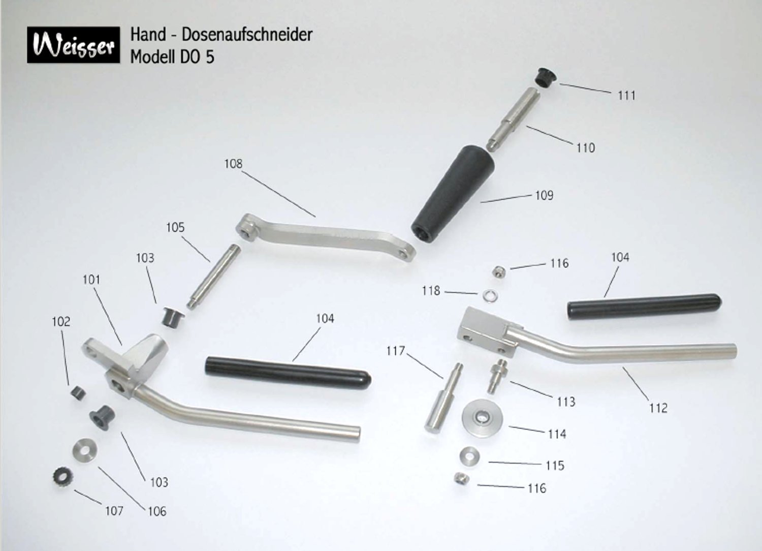 Weisser DO5 Ersatzrad – Das Passende Rädchen Fü Produktbild-Vorschau 3