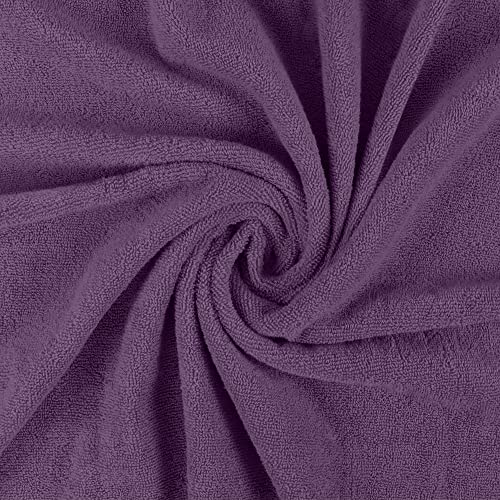 Image of Utopia Towels - Premium Jumbo Bath Sheet 2 Pack - 100% Cotton Highly Absorbent and Quick Dry Extra Large Bath Towel - Super Soft Hotel Quality Towel (35 x 70 Inches, Plum)