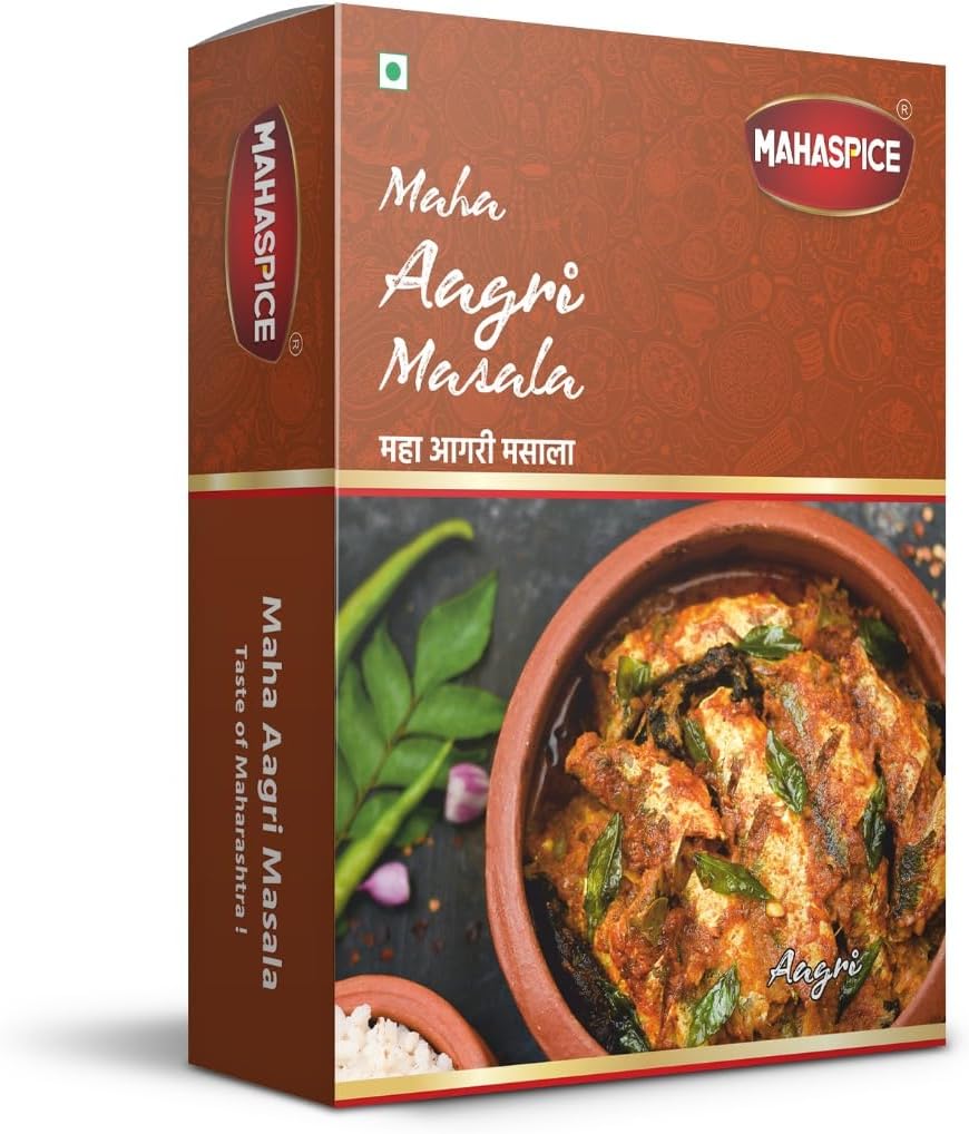Maha Healthy and Delicious Agri Masala: Fragrant Vegetarian Masala, 50 gm each (Pack of 6) - 300 gm
