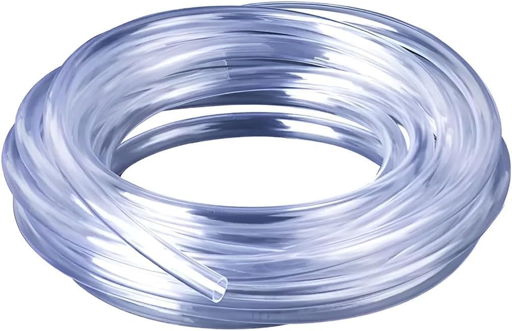 Tube en vinyle transparent de qualité supérieure en PVC 6x8mm haute durabilité 15m