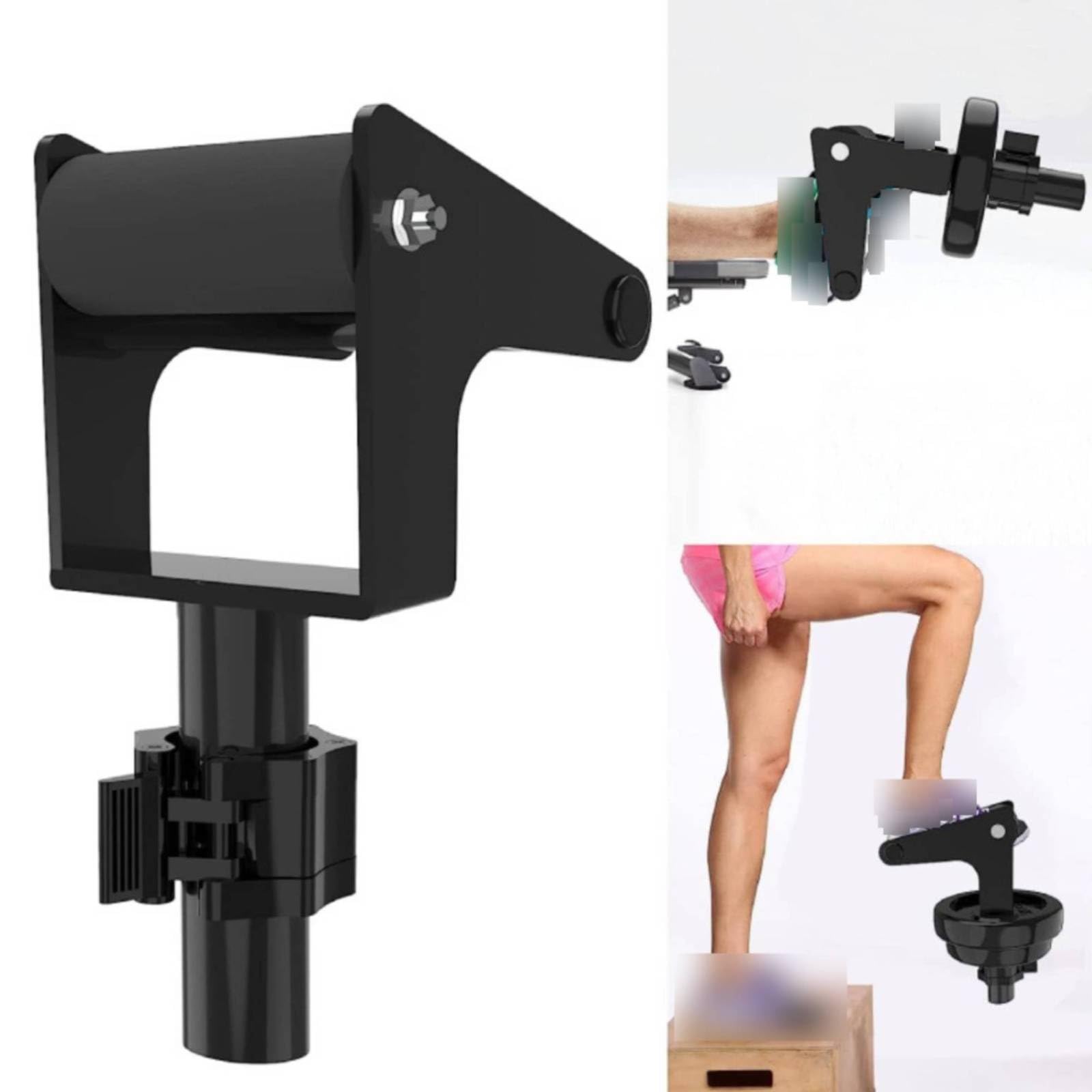 Attrezzo Tibialis in Metallo Barra per Tibia Compatto Accessorio Palestra per Appassionati di Fitness