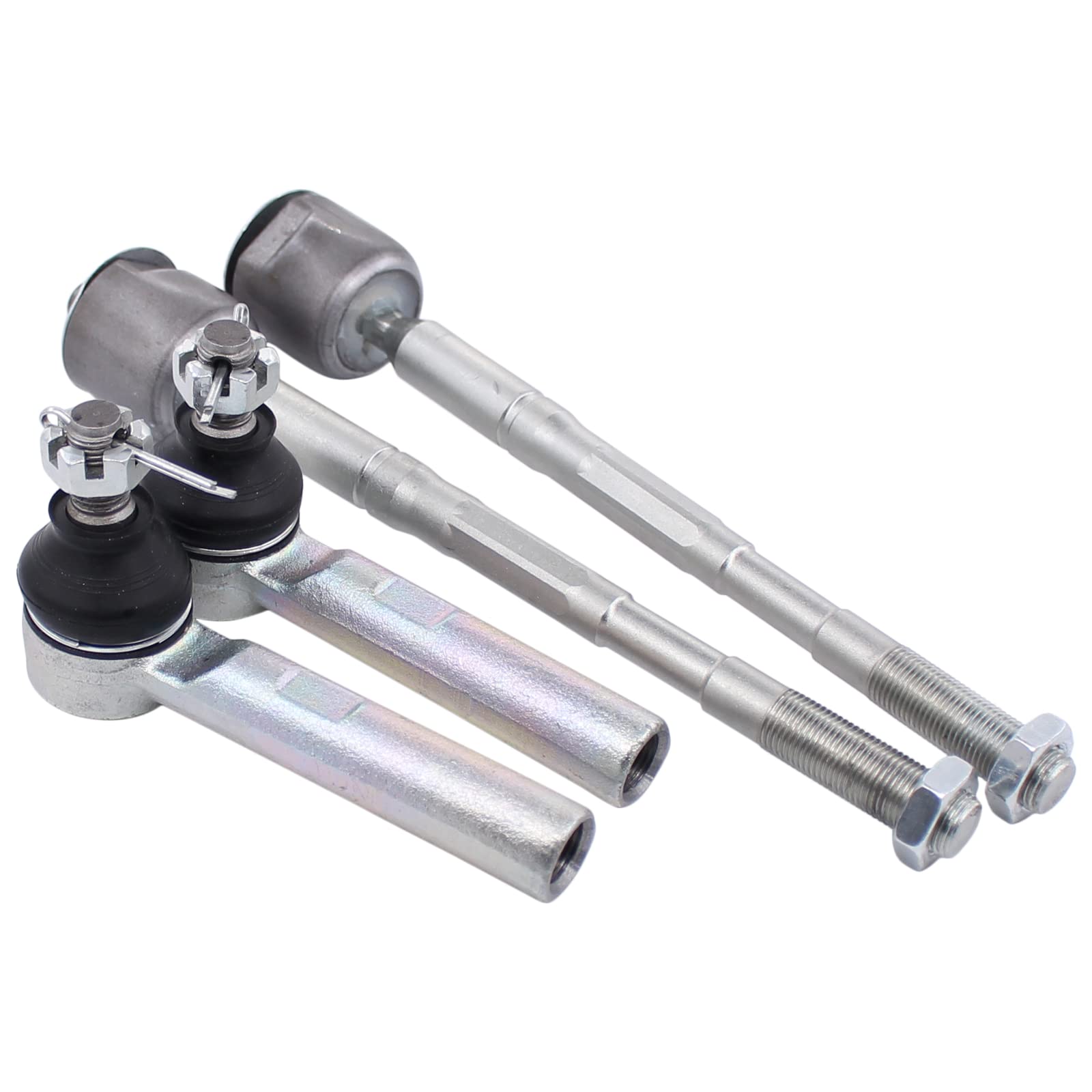 NewYall Front Left Right Inner and Outer Steering Tie Rod End