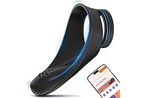 Vibrating Cock Ring with Taint Teaser, Erotic Male Sex Toy for Longer...