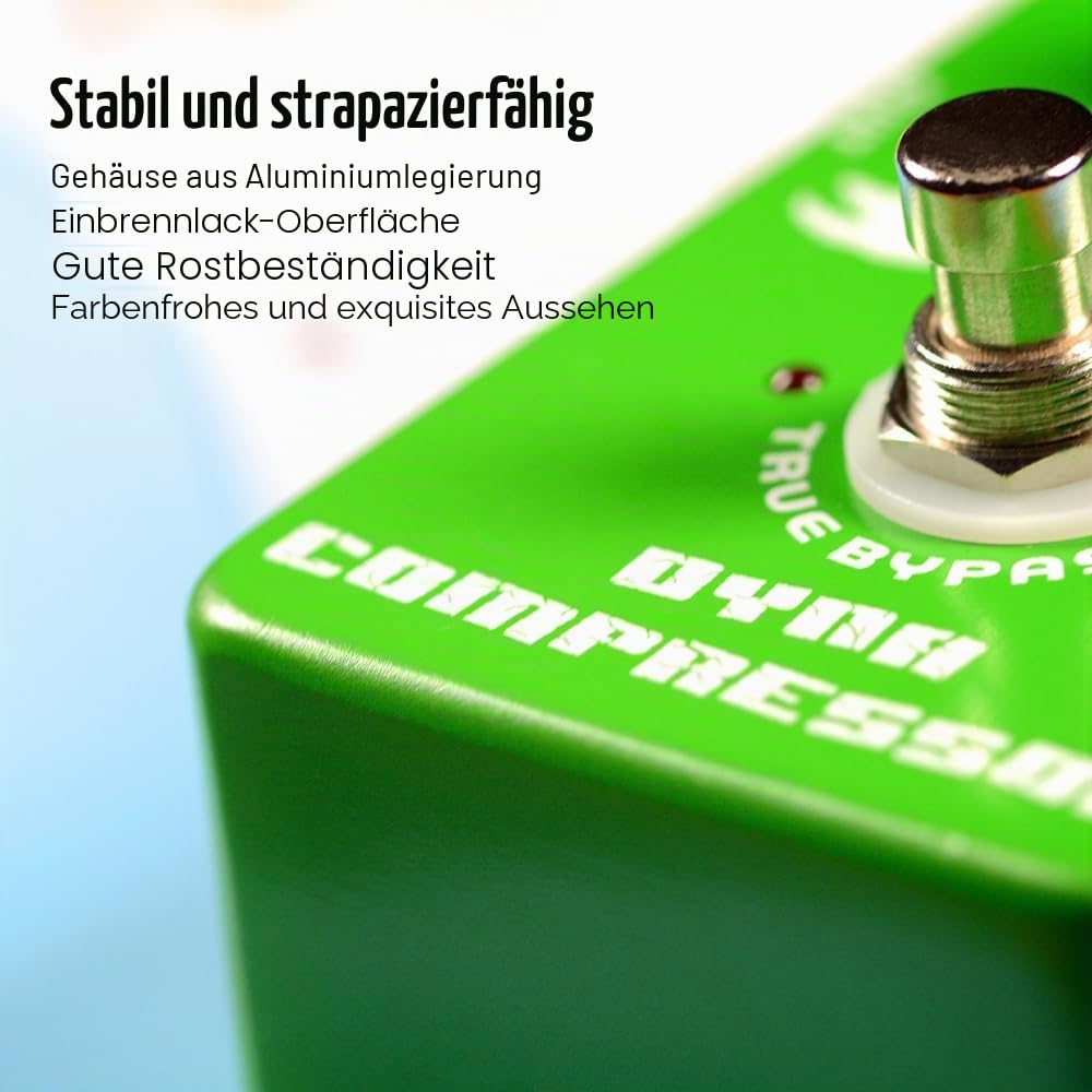 JOYO Dynamic Compressor Pedal Low Noise Nachbau des Klassischen Ross Kompressors für Gitarre und Bass (JF-10)