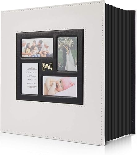 Álbum de fotos de 1000 bolsillos, de 4 x 6 in, capacidad extra grande para familias, álbumes de fotos de boda con capacidad para 1000 fotos