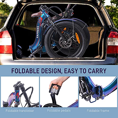 Elektrische fiets Fafrees F20-PRO 20 inch opvouwbare e-bike elektrische stadsfiets 250W motor, 18Ah batterij, Shimano 7… - Afbeelding 7