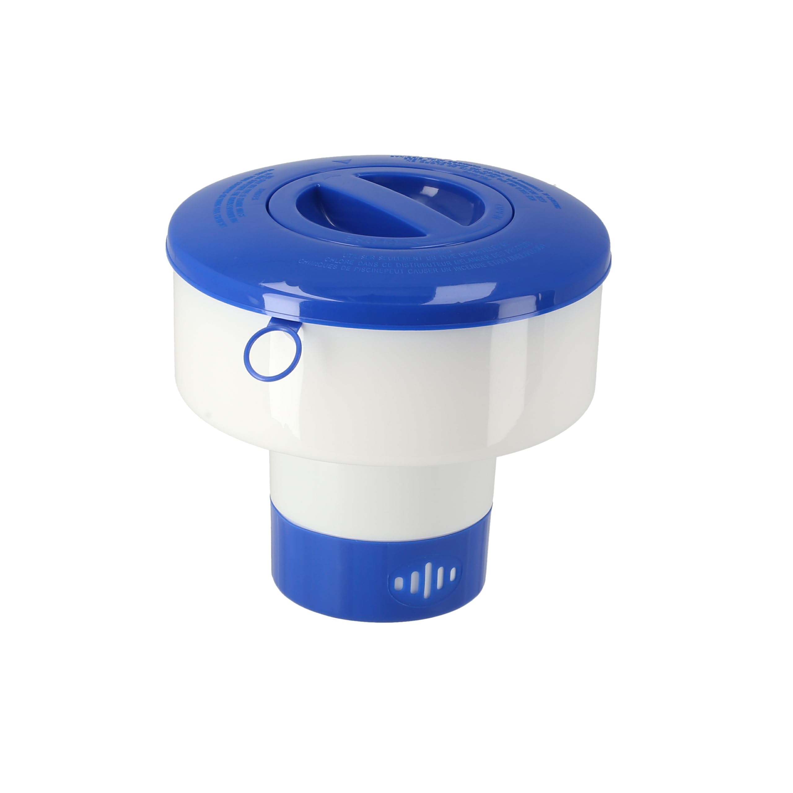 Lantelme Dosificador flotante para pastillas de cloro de hasta 200 g | dosificador flotante para piscinas jacuzzis | dosificación de cloro ajustable para el cuidado higiénico de la piscina | evita los