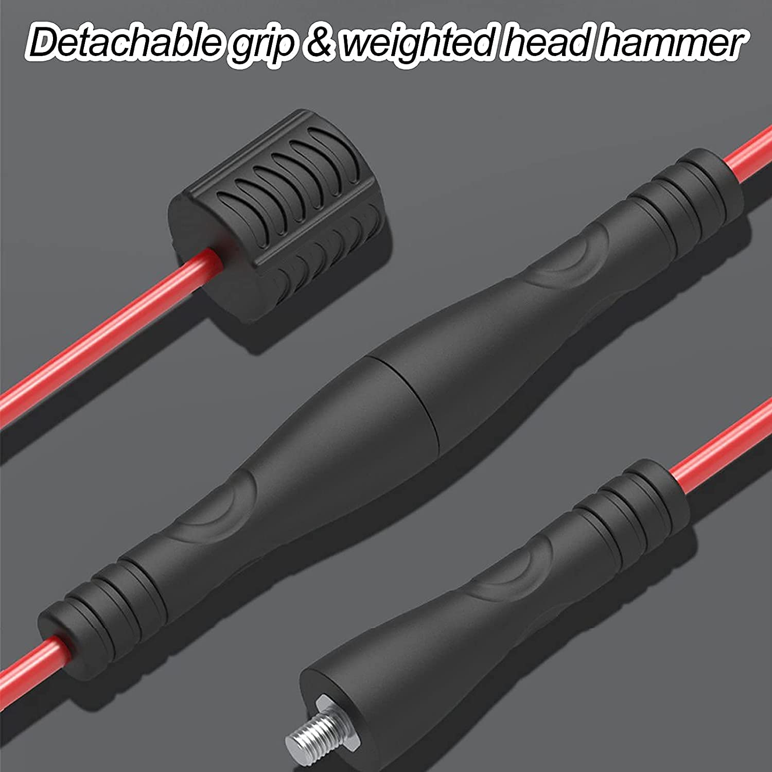 Fitness Schwingstab Pilates Yoga Stange Tremor Bar vibrierende Fitness-Stange Home Fitness Tremor Bar mit Abnehmbarer Struktur für Ganzkörpertraining Muskeltraining, 160 cm, Schwarz 1113(