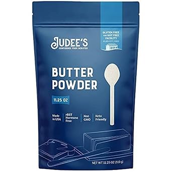 Judees Gluten Free Butter Powder - Versatile Cooking & Baking Butter Powder - Gluten-Free & Keto-Friendly Formula - 11.25 Ounce, Pack of 1