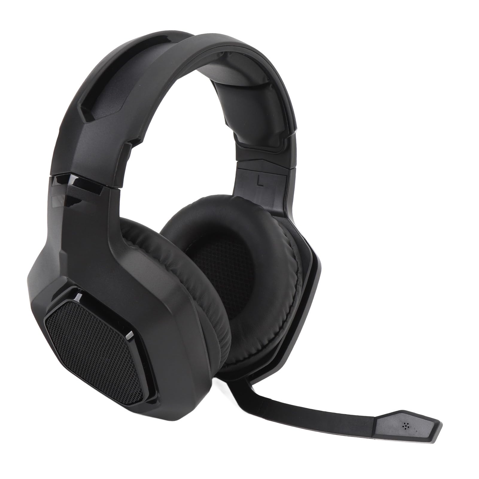 Jeffergarden Cuffie da Gioco Wireless Auricolari Bluetooth ABS con Adattatore USB 2.4G Driver da 50 Mm Microfono con Cancellazione del Rumore a Bassa Latenza da 20 Ms per PC Laptop Switch Mobile