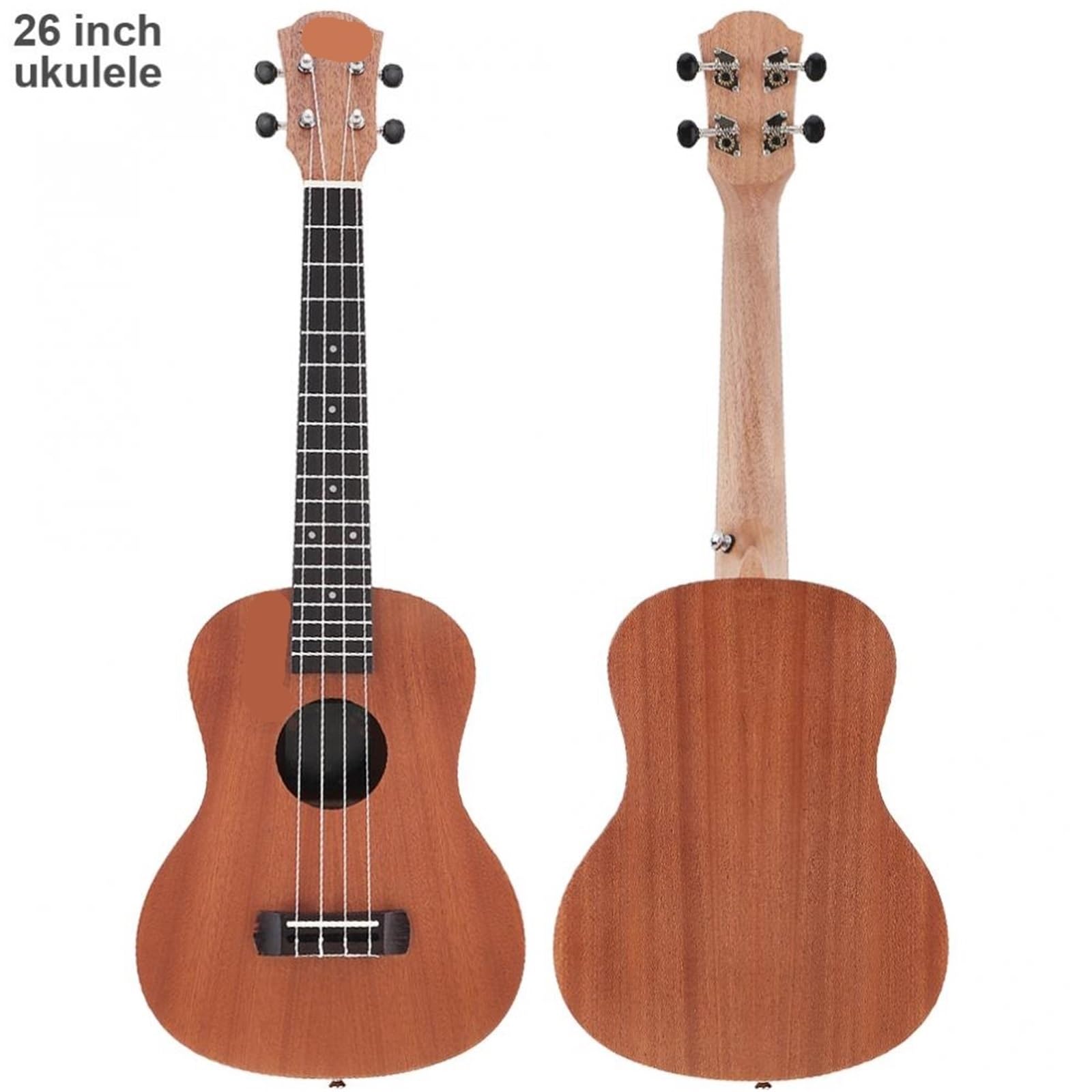 Ukulele Ukulele 26 Pollici 18 Tasti tenore Ukulele Chitarra Acustica Ukulele 4 Corde Chitarra Strumento Musicale