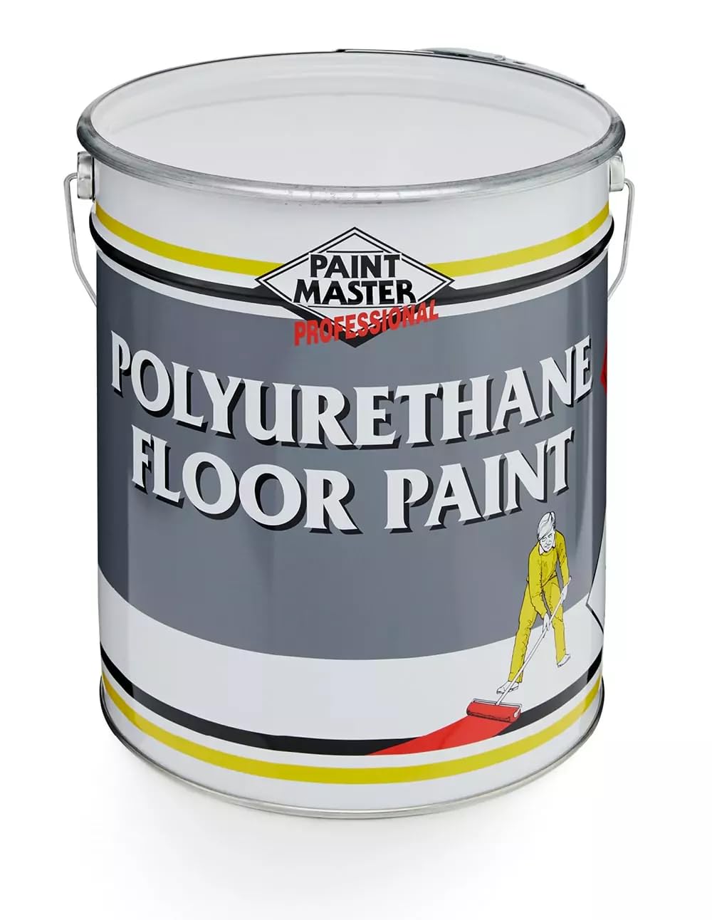 Polyurethane Floor Paint: Industrial-Strength Durability for Any Space - Resilient Coating for Heavy Traffic and Harsh Conditions (Polyurethane Floor Paint - Dark Grey, 20L)